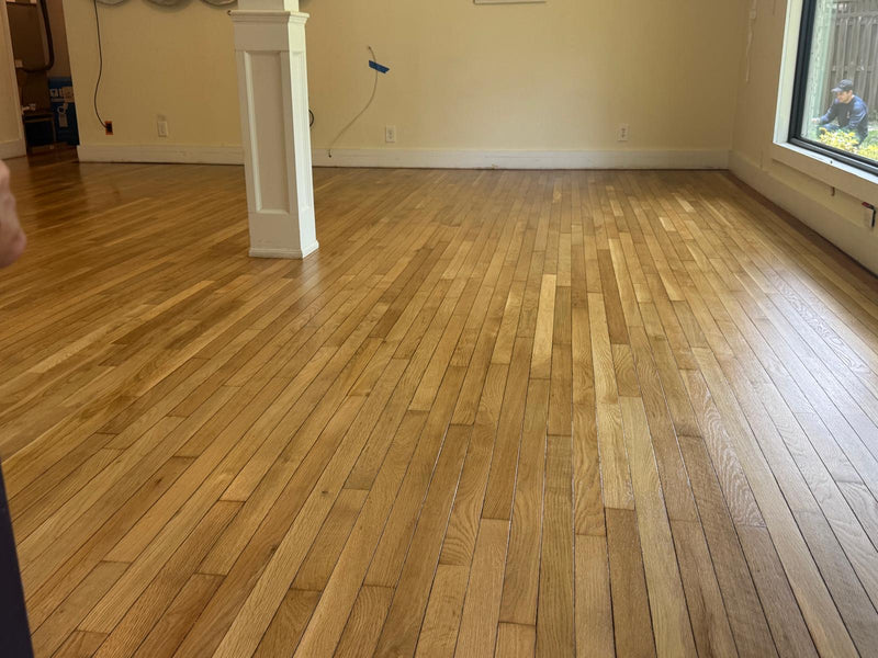 White Oak Flooring Sanded & Refinished