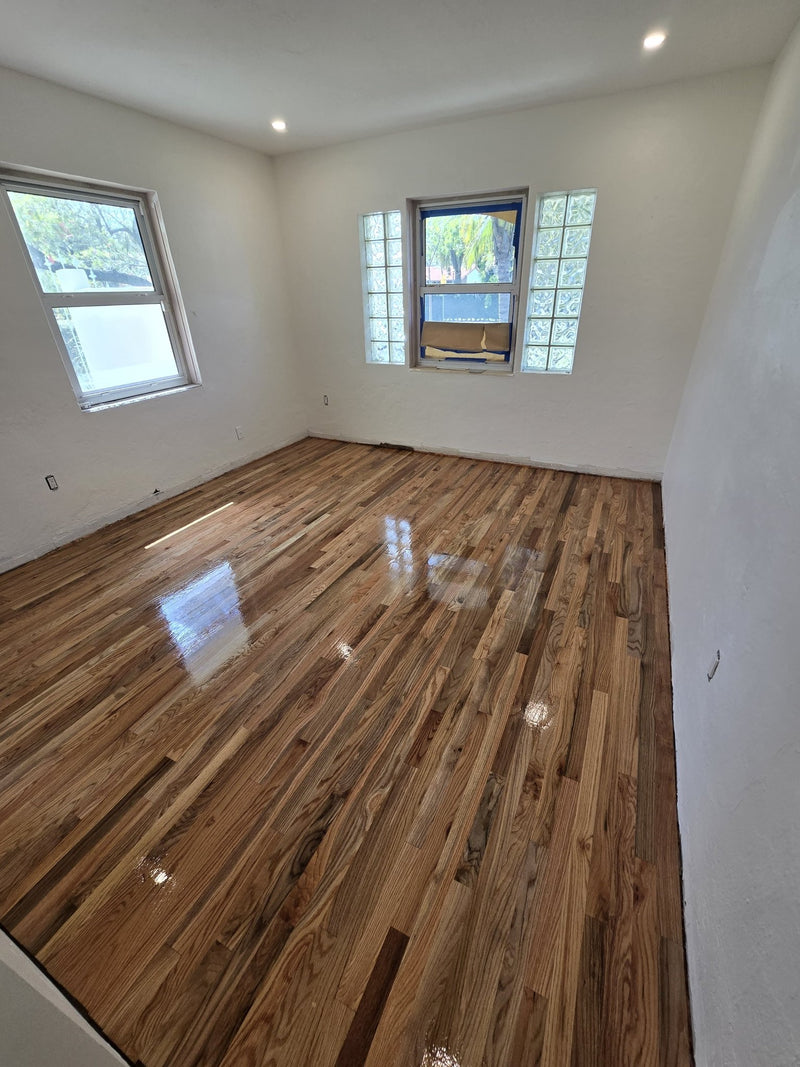 Red Oak #2 Flooring Installed and Refinished